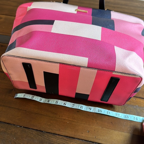 Kate Spade Lolly Print Mod Zippered Tote Bonus Wristlet - Picture 5 of 12